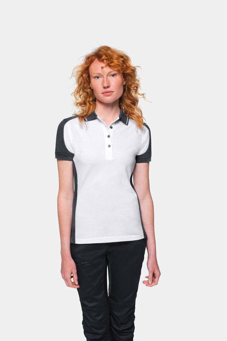 Damen Poloshirt Contrast MIKRALINAR®
