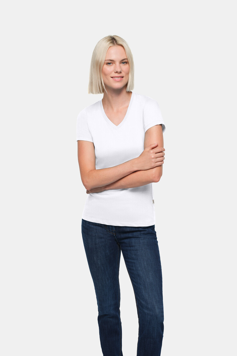 Damen V-Shirt Classic