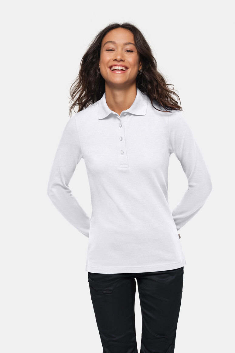 Damen Longsleeve-Poloshirt MIKRALINAR®